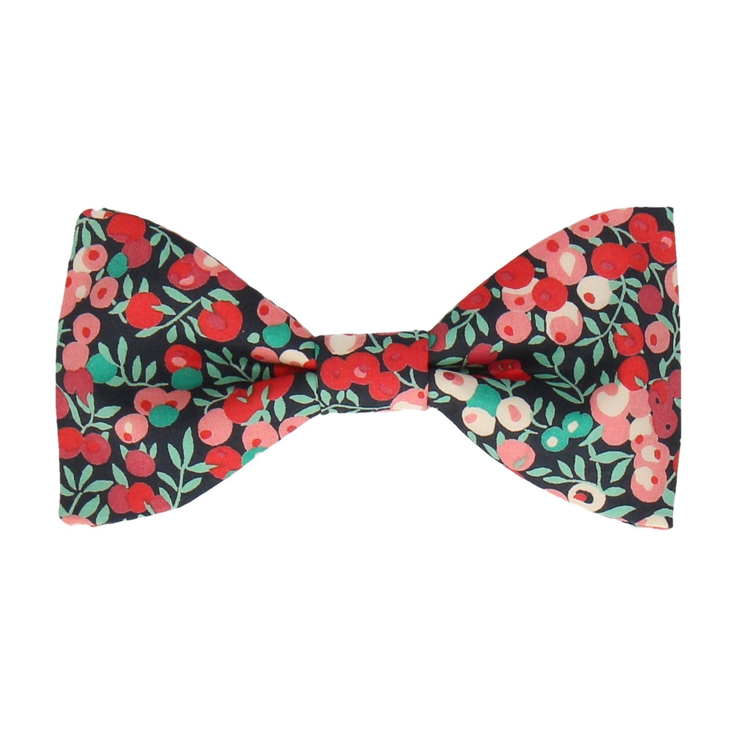 Coral Berry Wiltshire Liberty Cotton Pink Bow Tie - Bow Tie with Free UK Delivery - Mrs Bow Tie