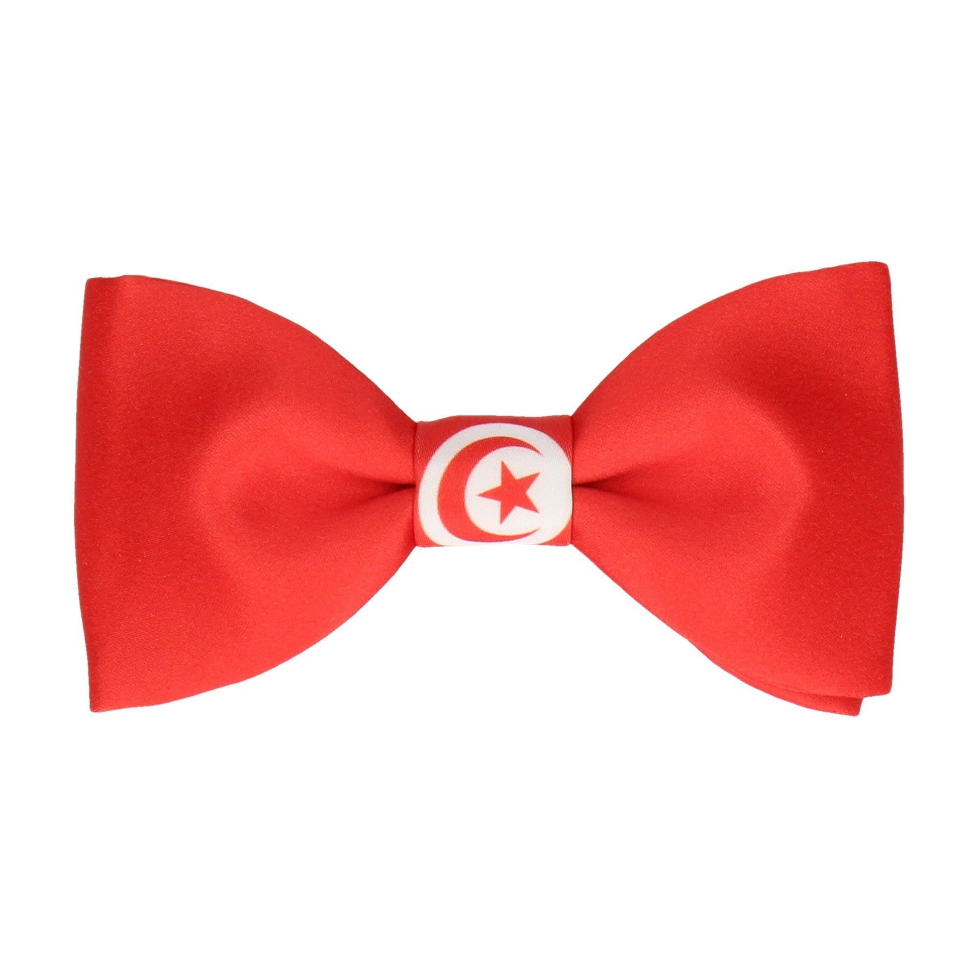 Tunisia Flag Bow Tie - Bow Tie with Free UK Delivery - Mrs Bow Tie