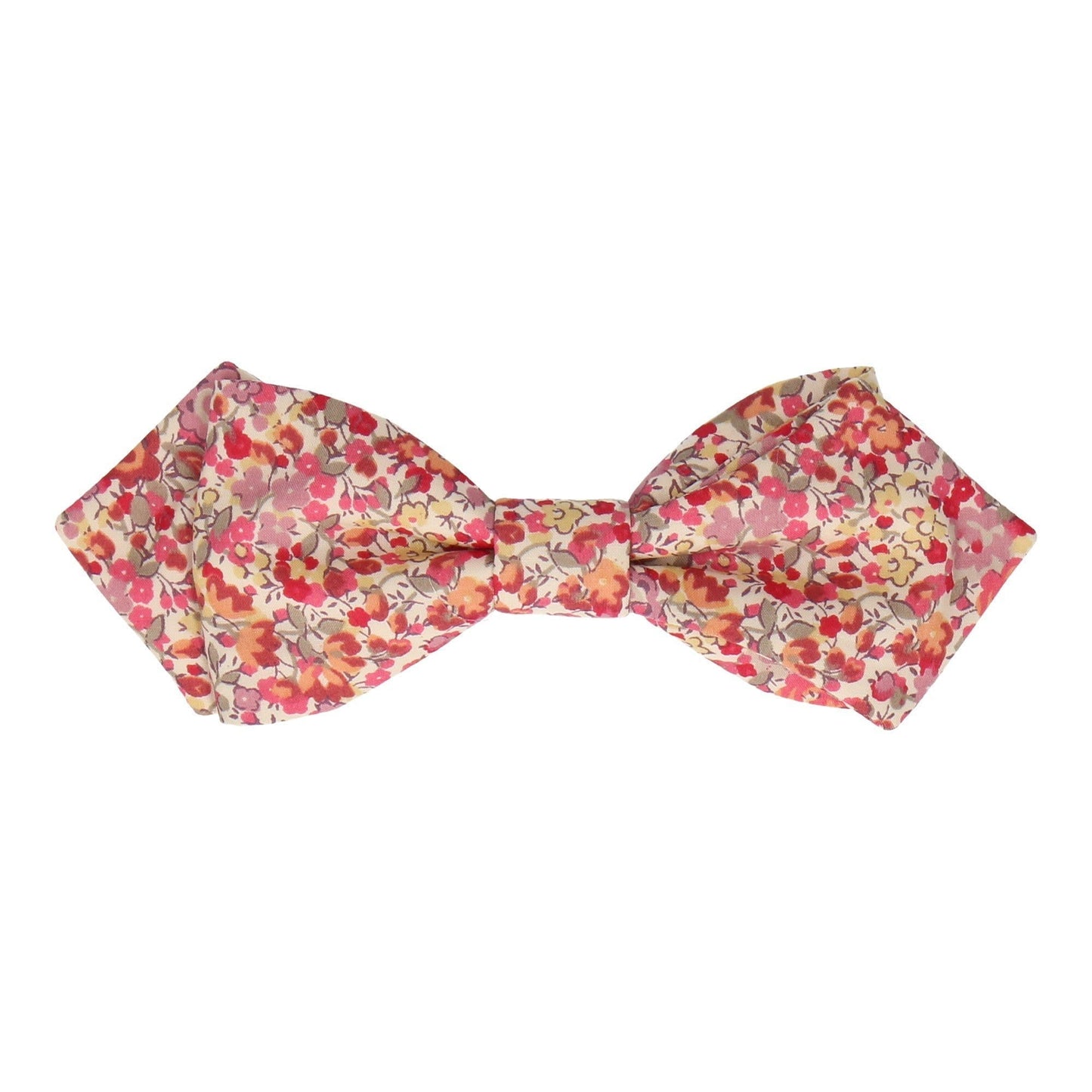 Pink Floral Emma & Georgina Liberty Cotton Bow Tie - Bow Tie with Free UK Delivery - Mrs Bow Tie