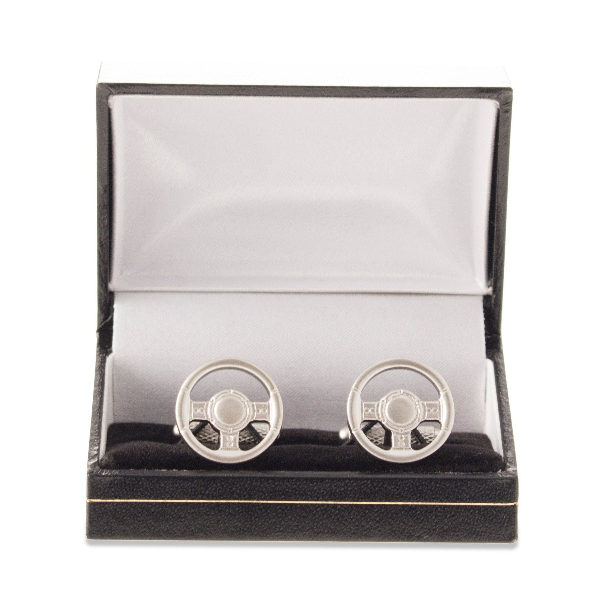 Steering Wheel Cufflinks - Cufflinks with Free UK Delivery - Mrs Bow Tie