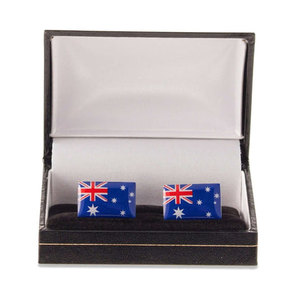 Australian Flag Cufflinks - Cufflinks with Free UK Delivery - Mrs Bow Tie