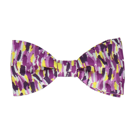 Purple Meadow Rain Liberty Cotton Bow Tie - Bow Tie with Free UK Delivery - Mrs Bow Tie