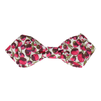 Cerise Pink Tulip Elizas Liberty Cotton Bow Tie - Bow Tie with Free UK Delivery - Mrs Bow Tie