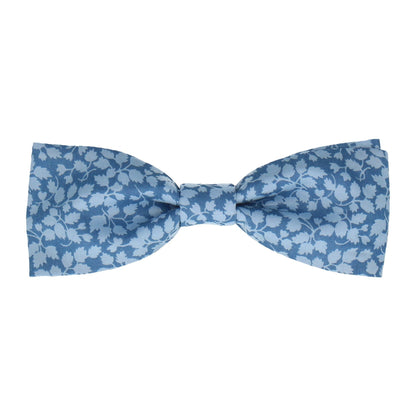 Blue Floral Glenjade Liberty Cotton Bow Tie - Bow Tie with Free UK Delivery - Mrs Bow Tie