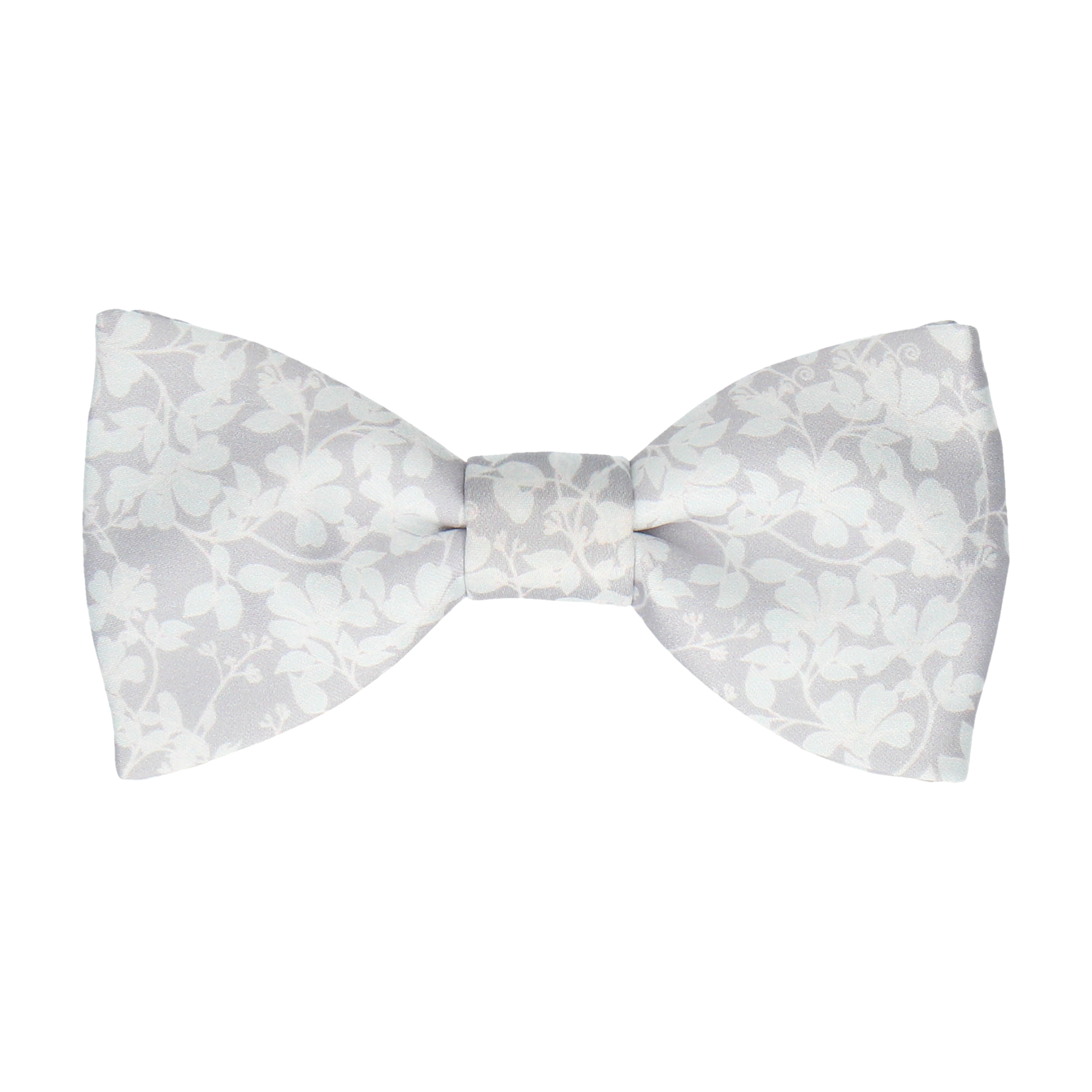 Platinum Grey Vine Wedding Floral Bow Tie - Bow Tie with Free UK Delivery - Mrs Bow Tie