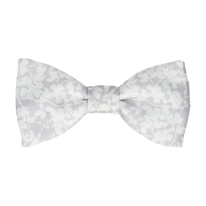 Platinum Grey Vine Wedding Floral Bow Tie - Bow Tie with Free UK Delivery - Mrs Bow Tie