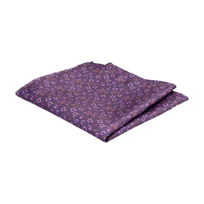 Blossom Ditsy Floral Purple Wedding Pocket Square - Pocket Square with Free UK Delivery - Mrs Bow Tie