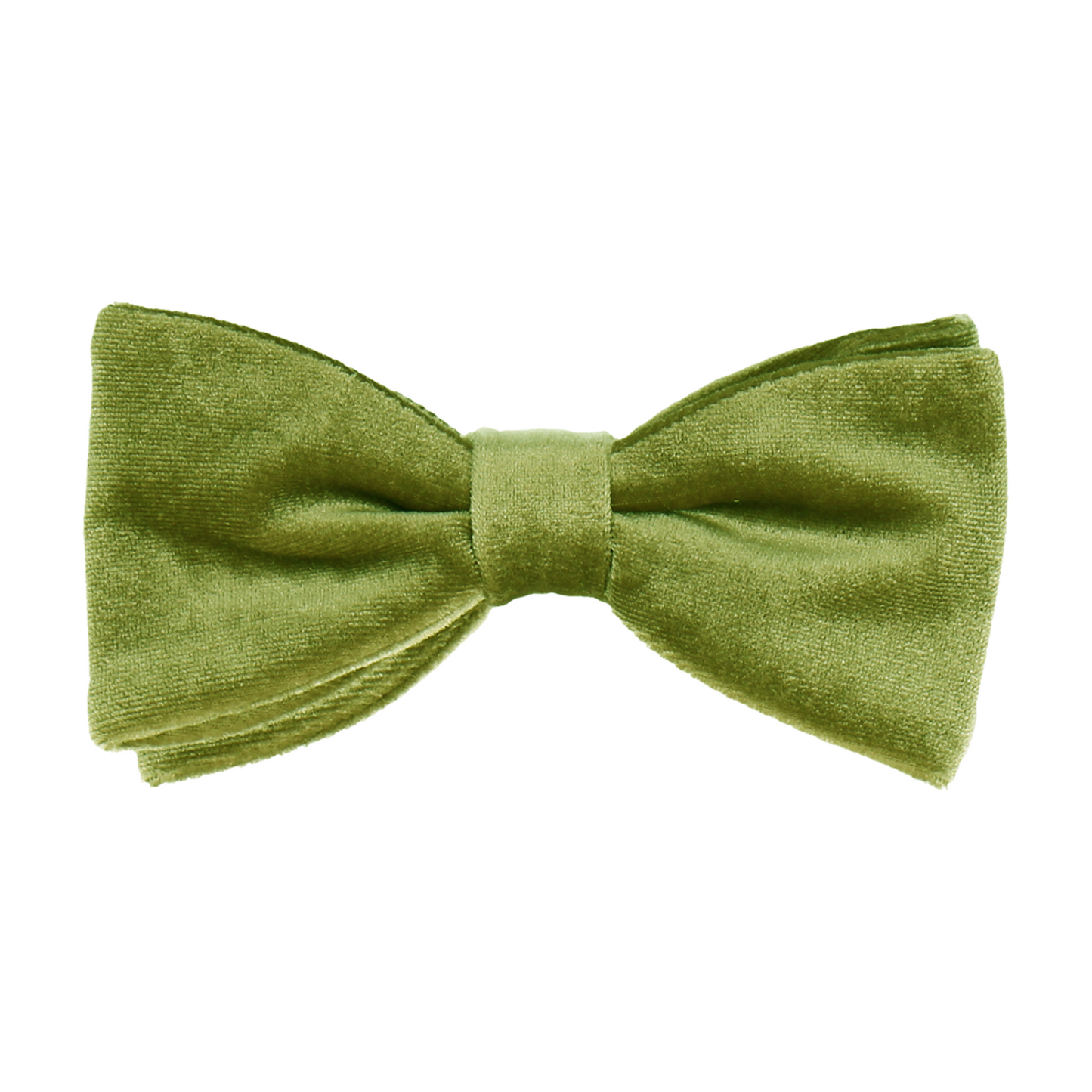 Apple Green Velvet Bow Tie