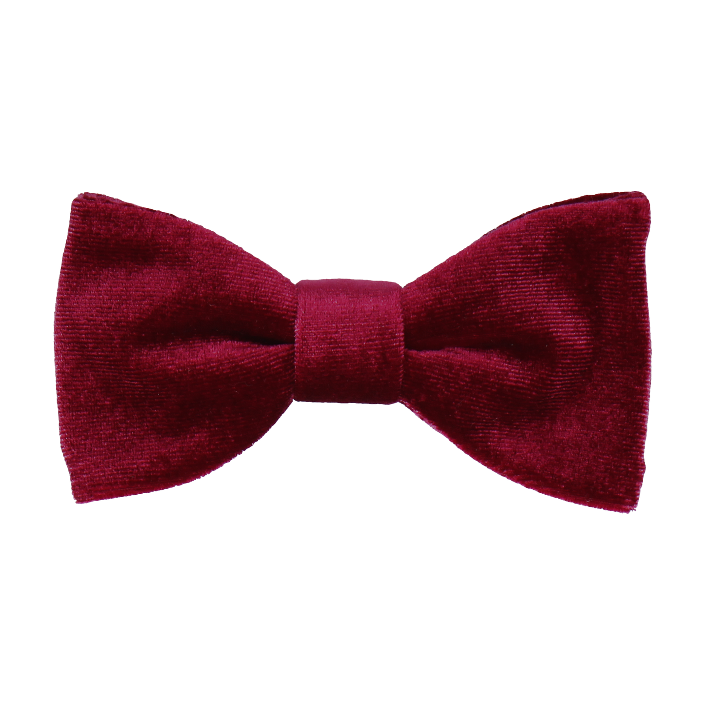 Burgundy Velvet Bow Tie