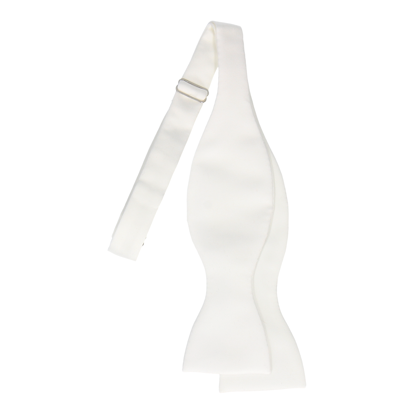 Solid Plain White Satin Bow Tie - Bow Tie with Free UK Delivery - Mrs Bow Tie