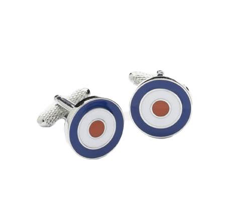 RAF Roundel Cufflinks - Cufflinks with Free UK Delivery - Mrs Bow Tie