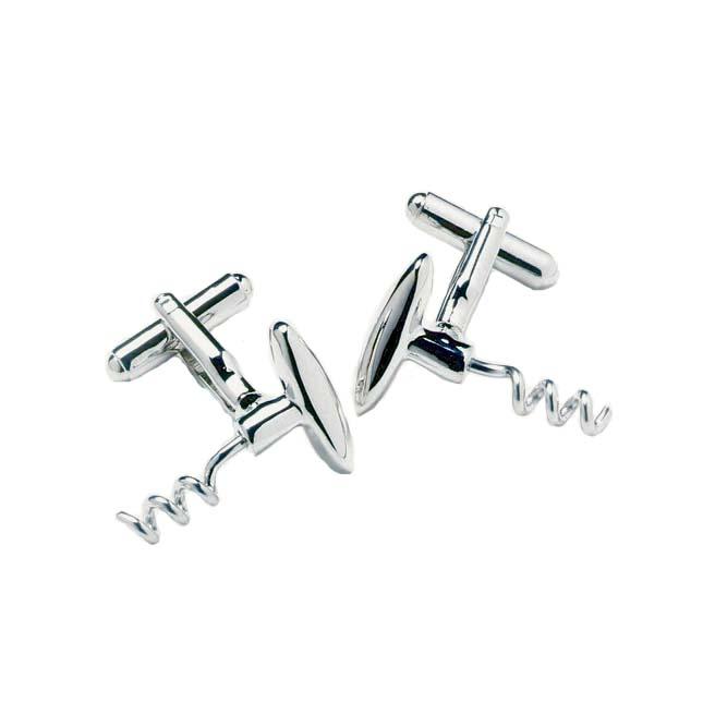 Corkscrew Cufflinks - Cufflinks with Free UK Delivery - Mrs Bow Tie