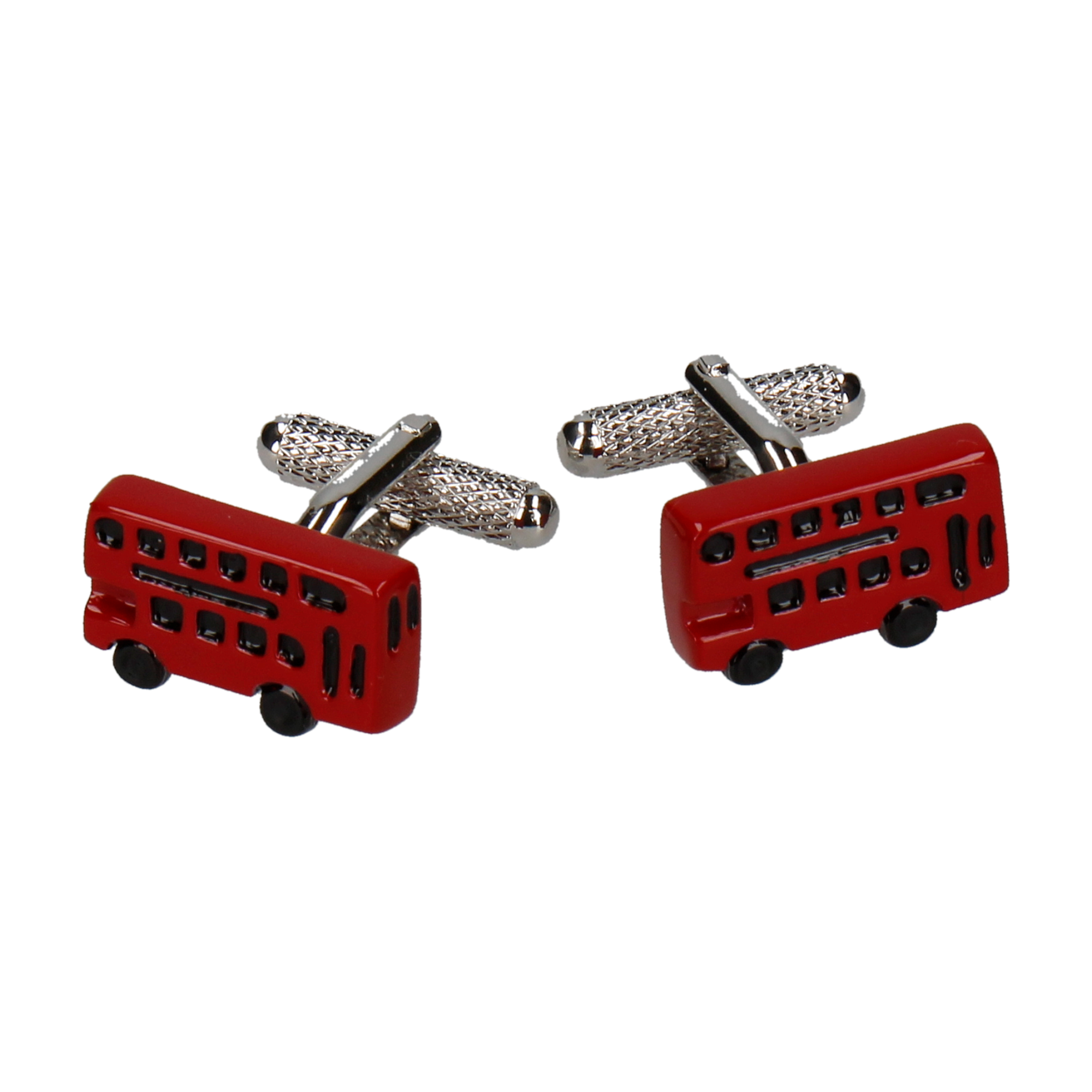 Double Decker Bus Cufflinks - Cufflinks with Free UK Delivery - Mrs Bow Tie