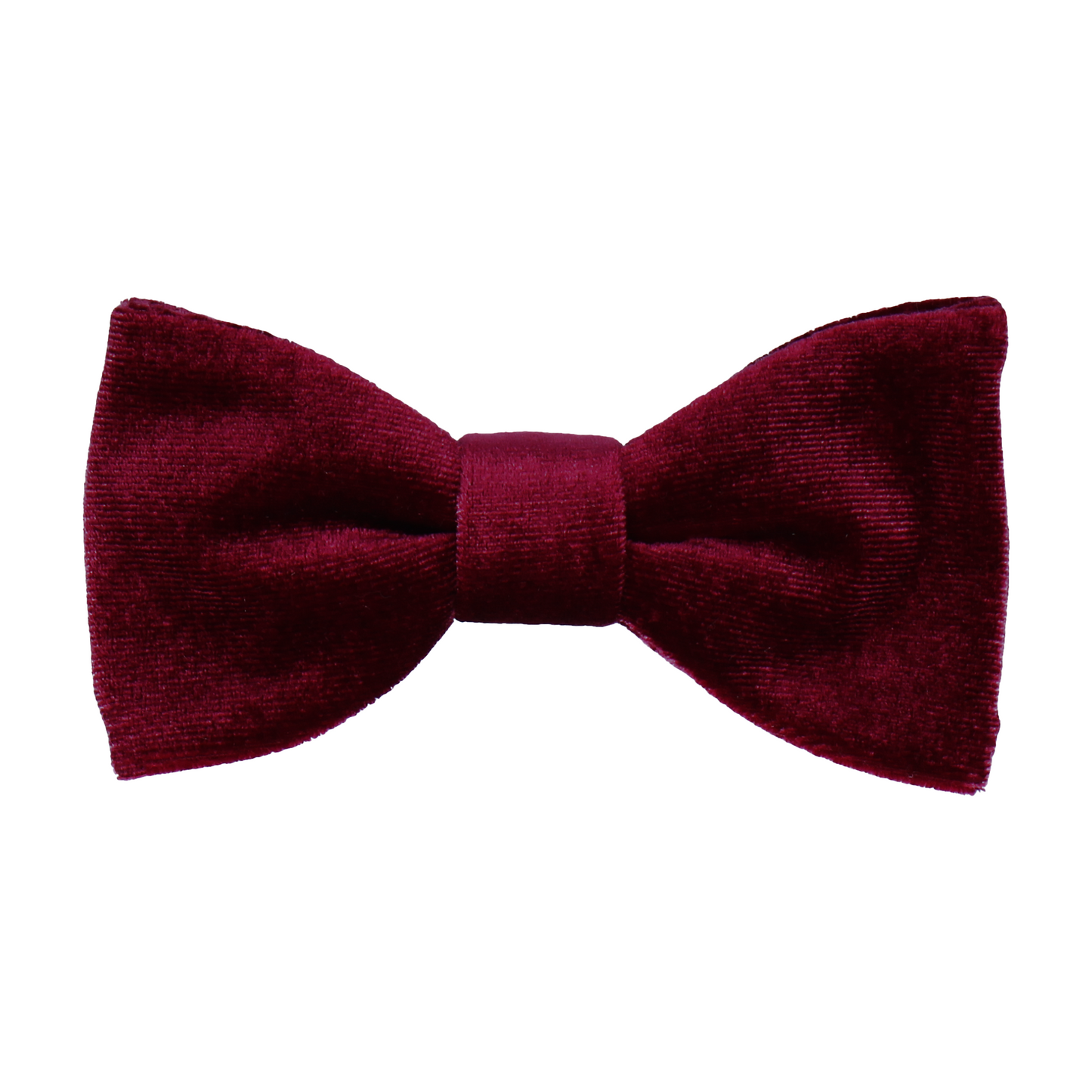 Claret Red Velvet Bow Tie