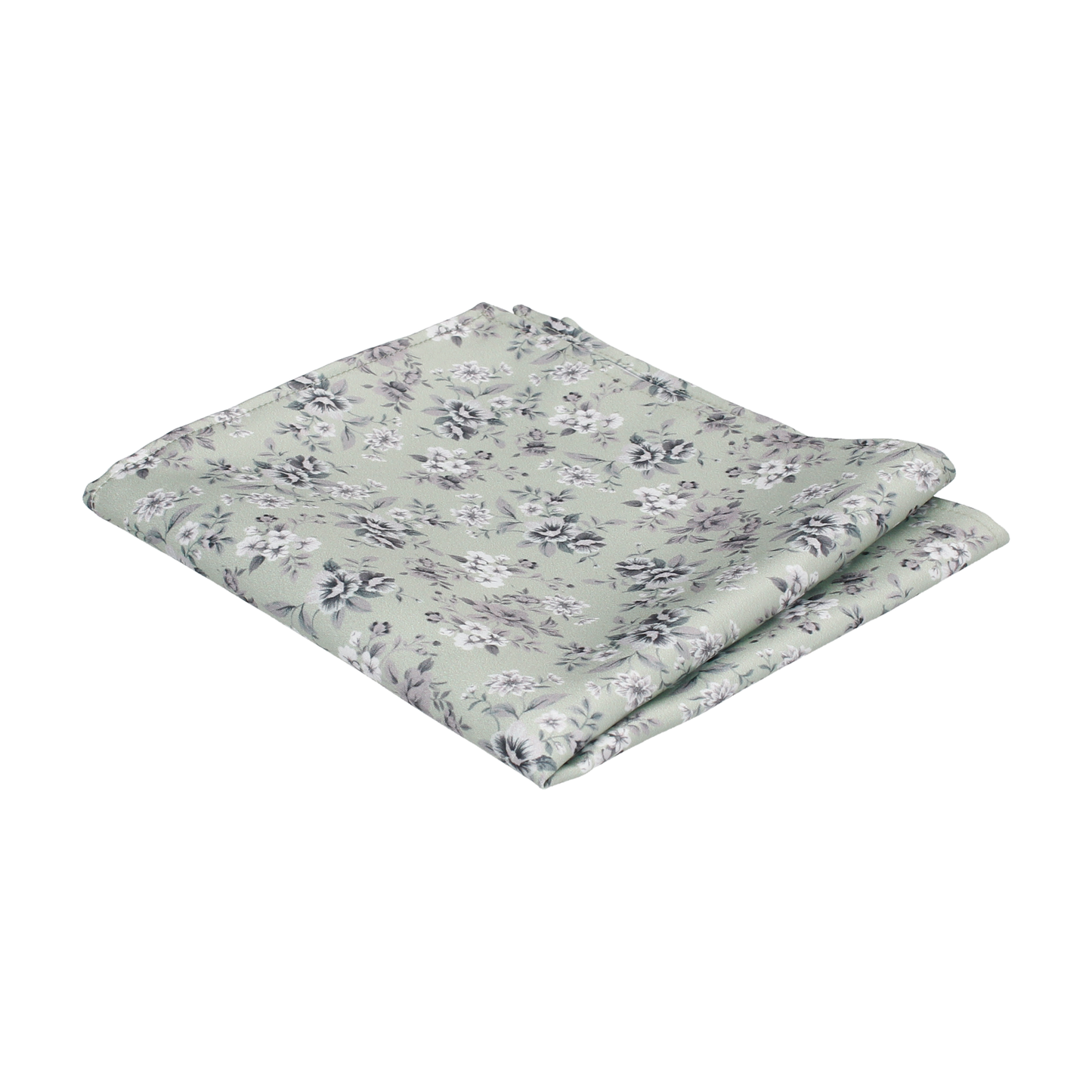 Camilla Sage Green Floral Pocket Square