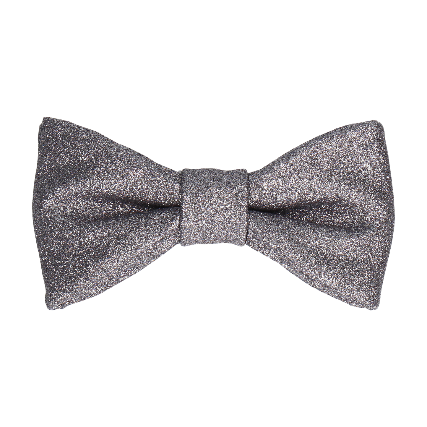 Dark Silver Glitter Bow Tie - Bow Tie with Free UK Delivery - Mrs Bow Tie