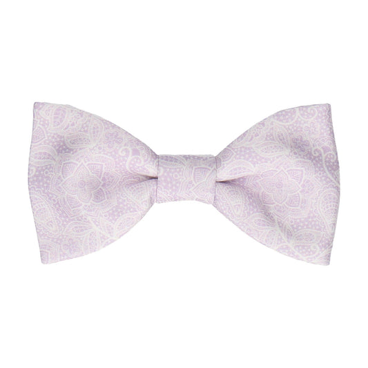 Intricate Lilac Floral Lace Print Bow Tie - Bow Tie with Free UK Delivery - Mrs Bow Tie