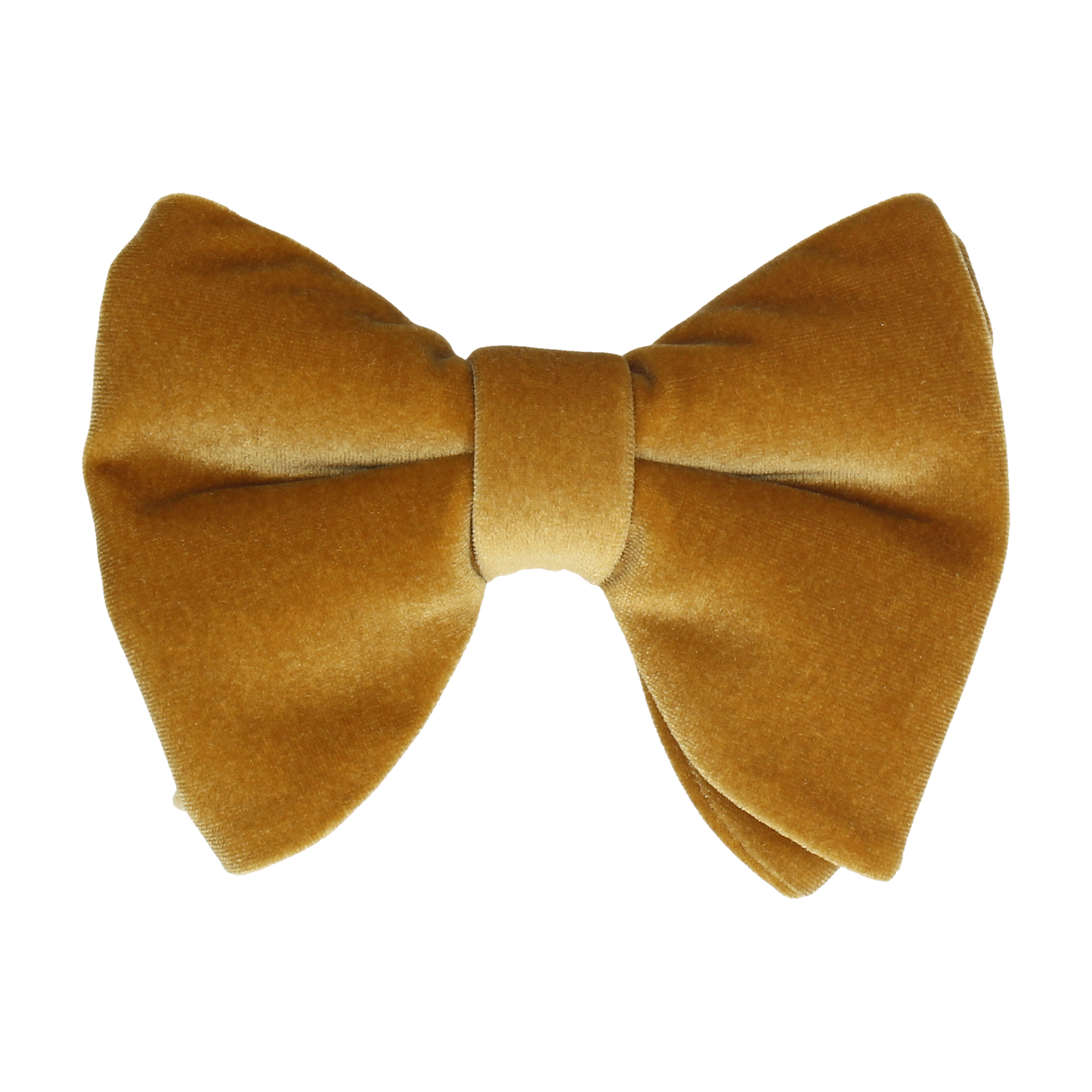 Mustard Velvet Large Evening Bow Tie