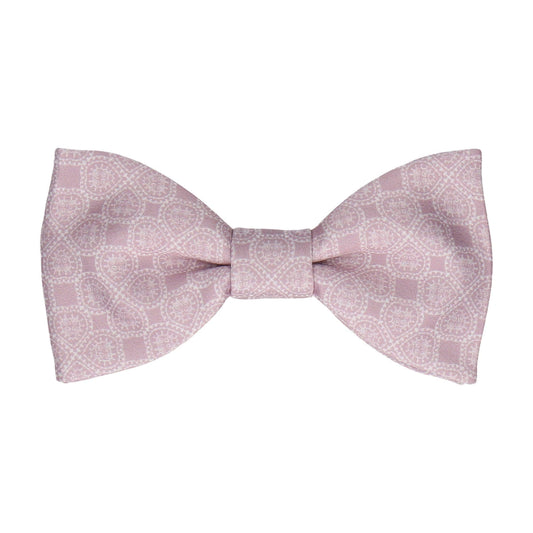 Arabic Tile Pattern Dusk Pink Bow Tie - Bow Tie with Free UK Delivery - Mrs Bow Tie