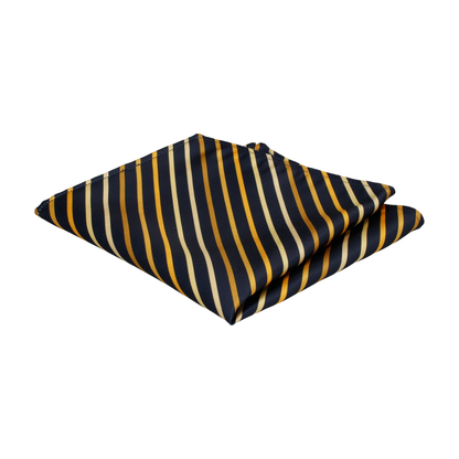 Yellow Ombre Stripe Pocket Square - Pocket Square with Free UK Delivery - Mrs Bow Tie