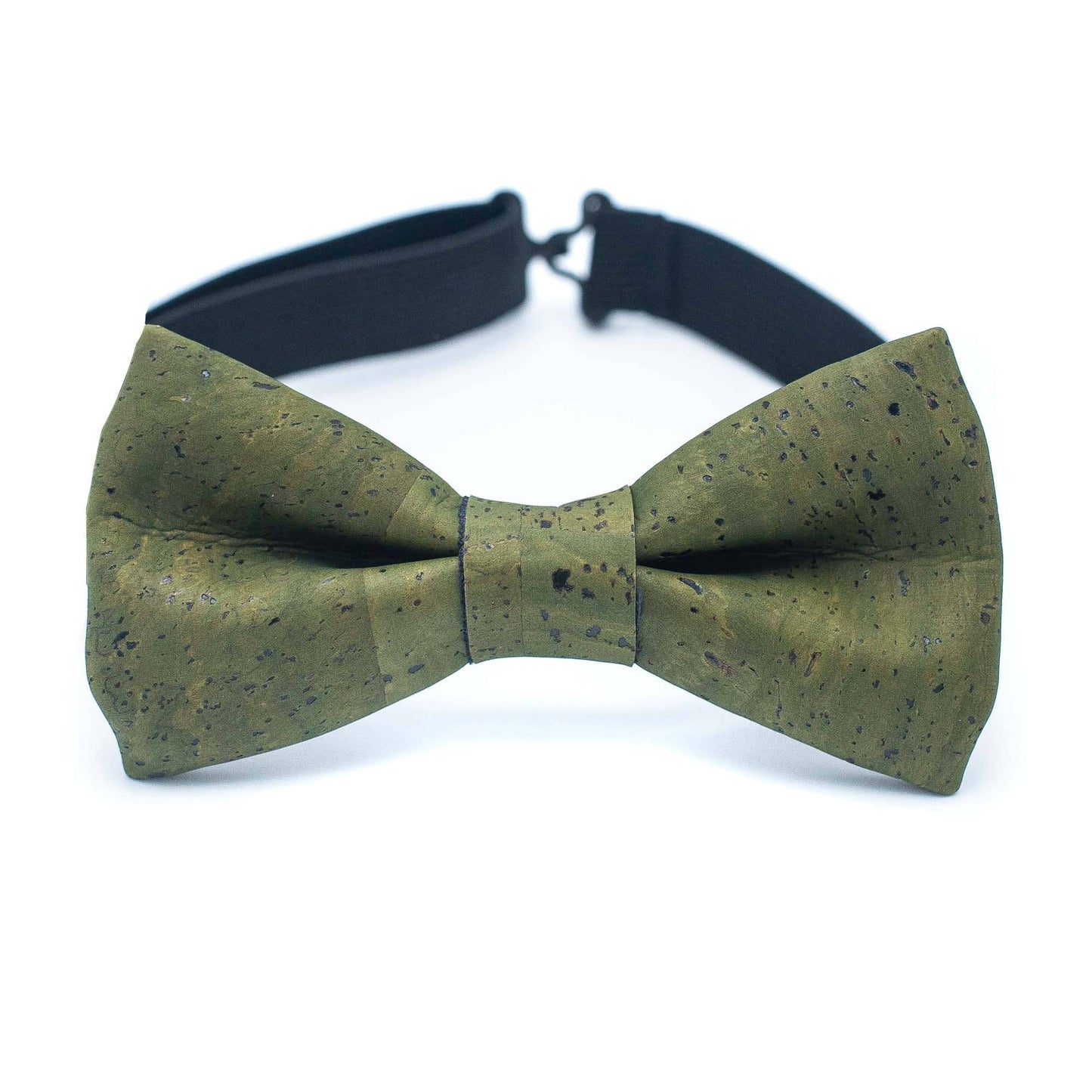 Cork Pre-Tied Bow Tie Green