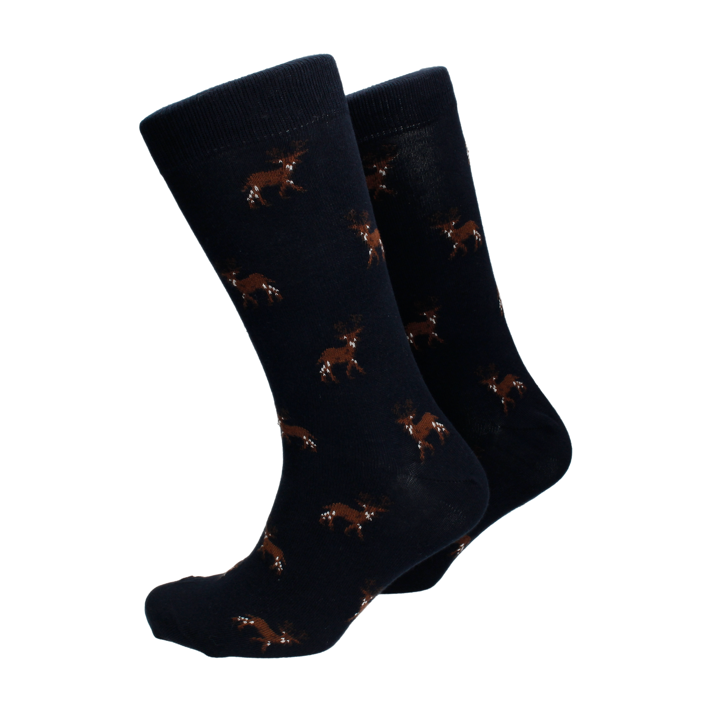 Majestic Stags Dark Blue Cotton Mix Socks