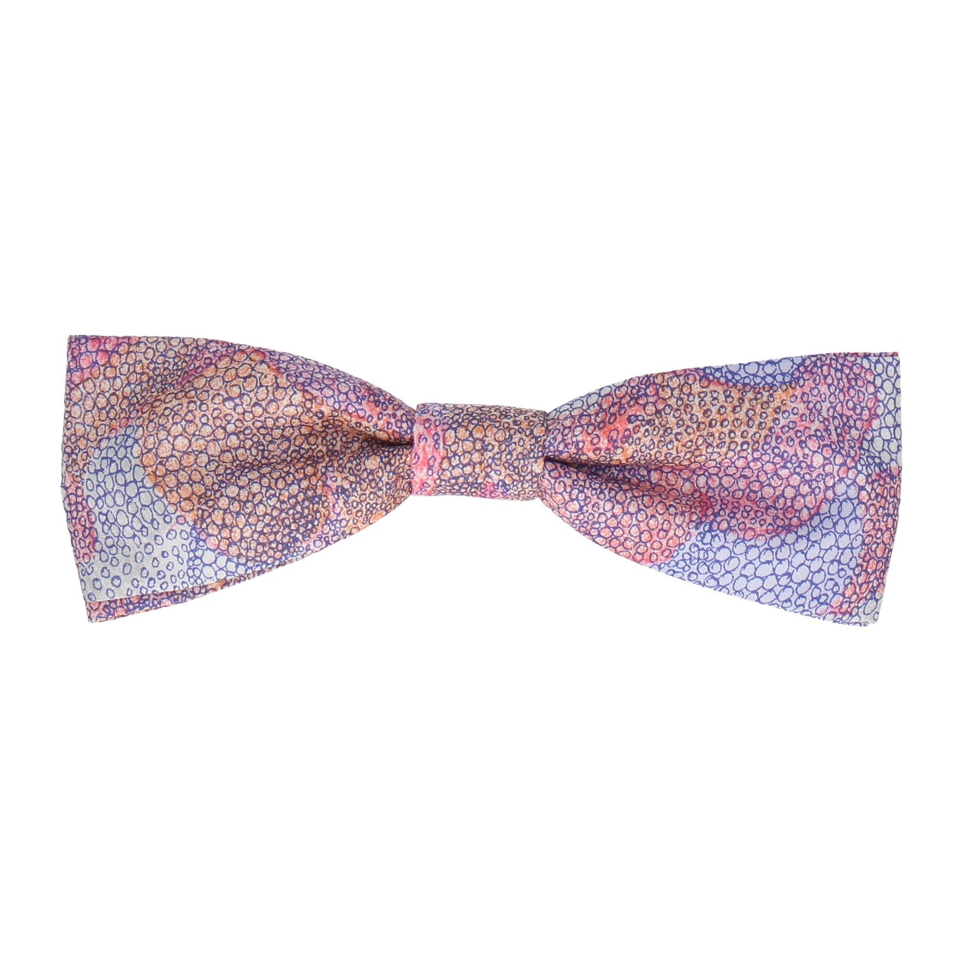 Pink Dots Pattern Luna Liberty Cotton Bow Tie - Bow Tie with Free UK Delivery - Mrs Bow Tie