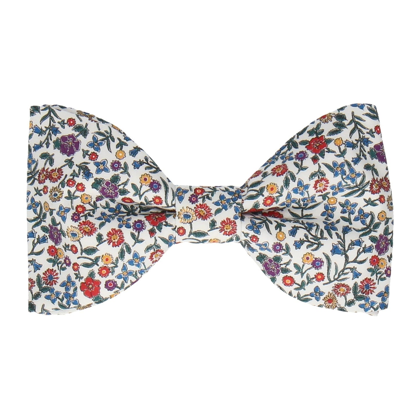 Multi Colour Diderot Floral Liberty Bow Tie - Bow Tie with Free UK Delivery - Mrs Bow Tie