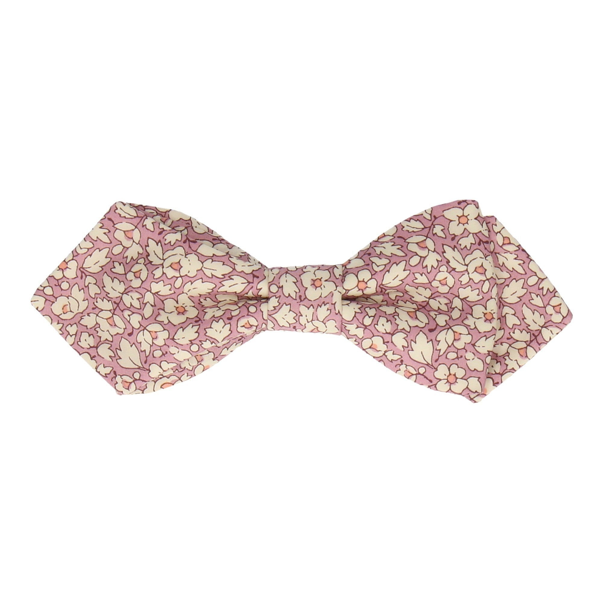 Pink Floral Feather Fields Liberty Cotton Bow Tie - Bow Tie with Free UK Delivery - Mrs Bow Tie