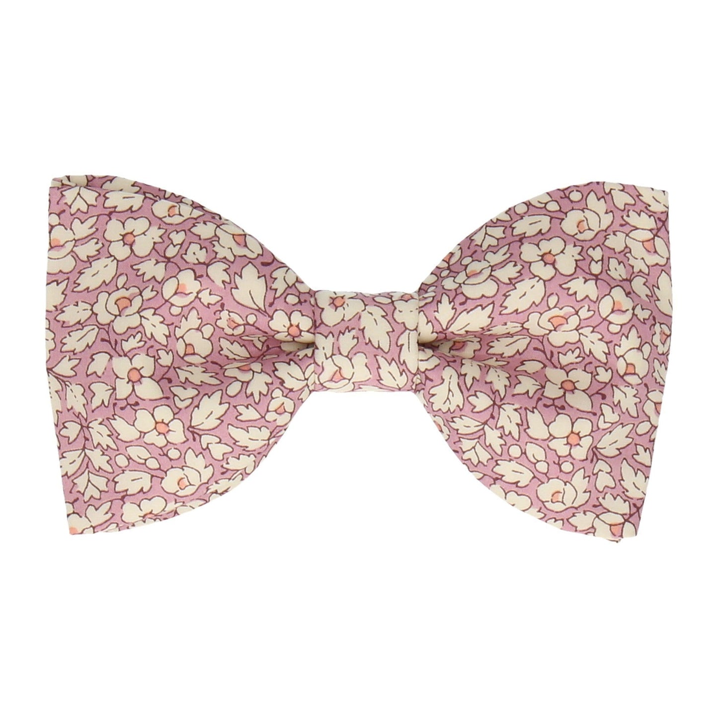 Pink Floral Feather Fields Liberty Cotton Bow Tie - Bow Tie with Free UK Delivery - Mrs Bow Tie