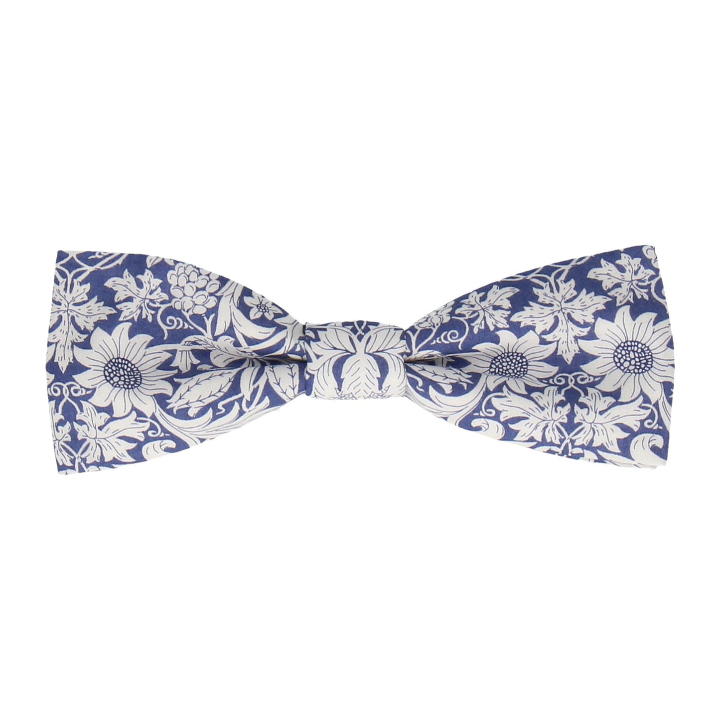 Blue Floral Mortimer Liberty Cotton Bow Tie - Bow Tie with Free UK Delivery - Mrs Bow Tie