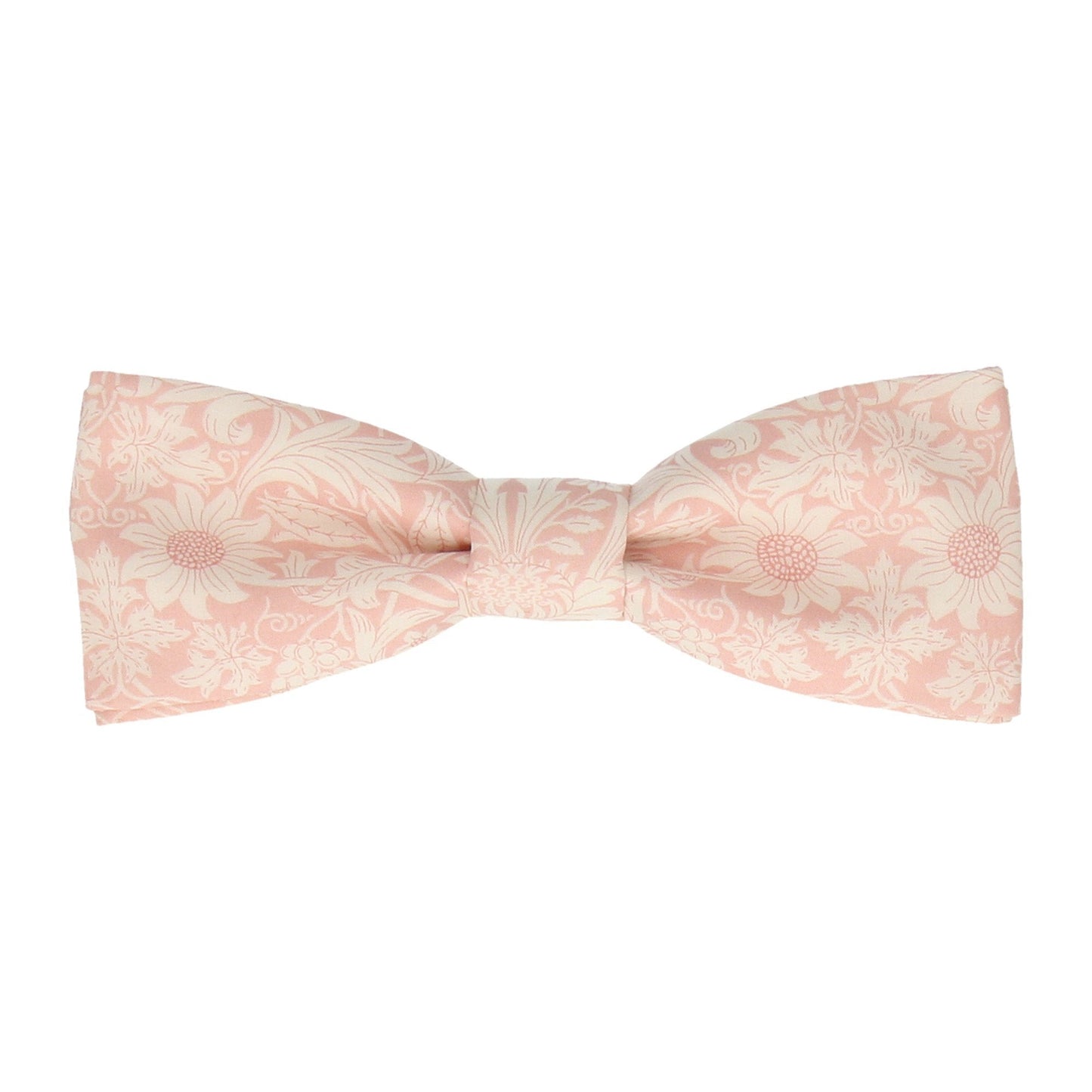 Pale Pink Floral Mortimer Liberty Cotton Bow Tie - Bow Tie with Free UK Delivery - Mrs Bow Tie