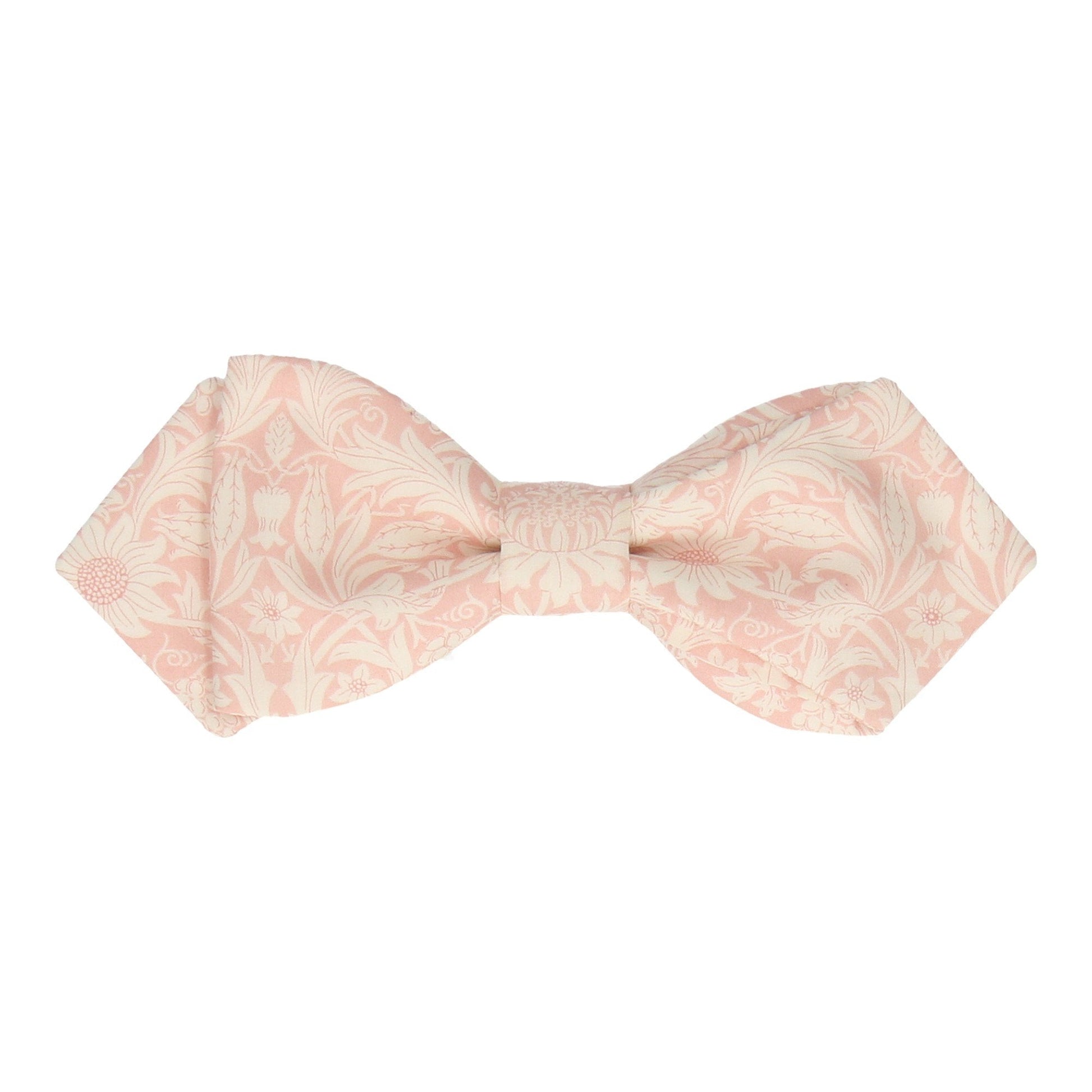 Pale Pink Floral Mortimer Liberty Cotton Bow Tie - Bow Tie with Free UK Delivery - Mrs Bow Tie