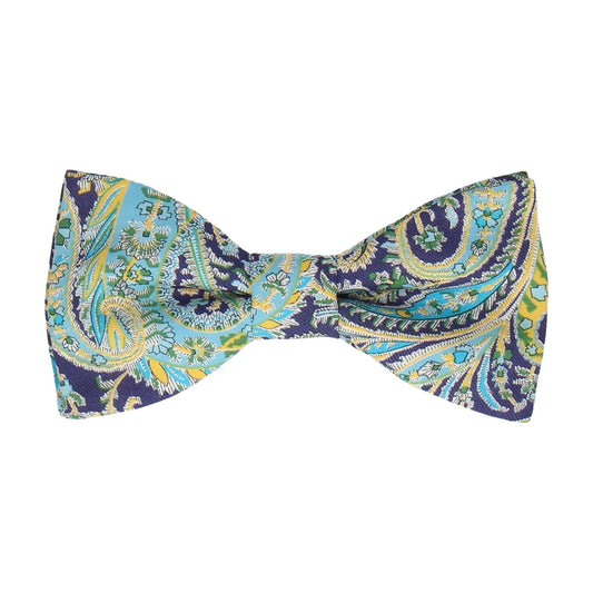 Purple Multi Paisley Felix Liberty Cotton Bow Tie - Bow Tie with Free UK Delivery - Mrs Bow Tie