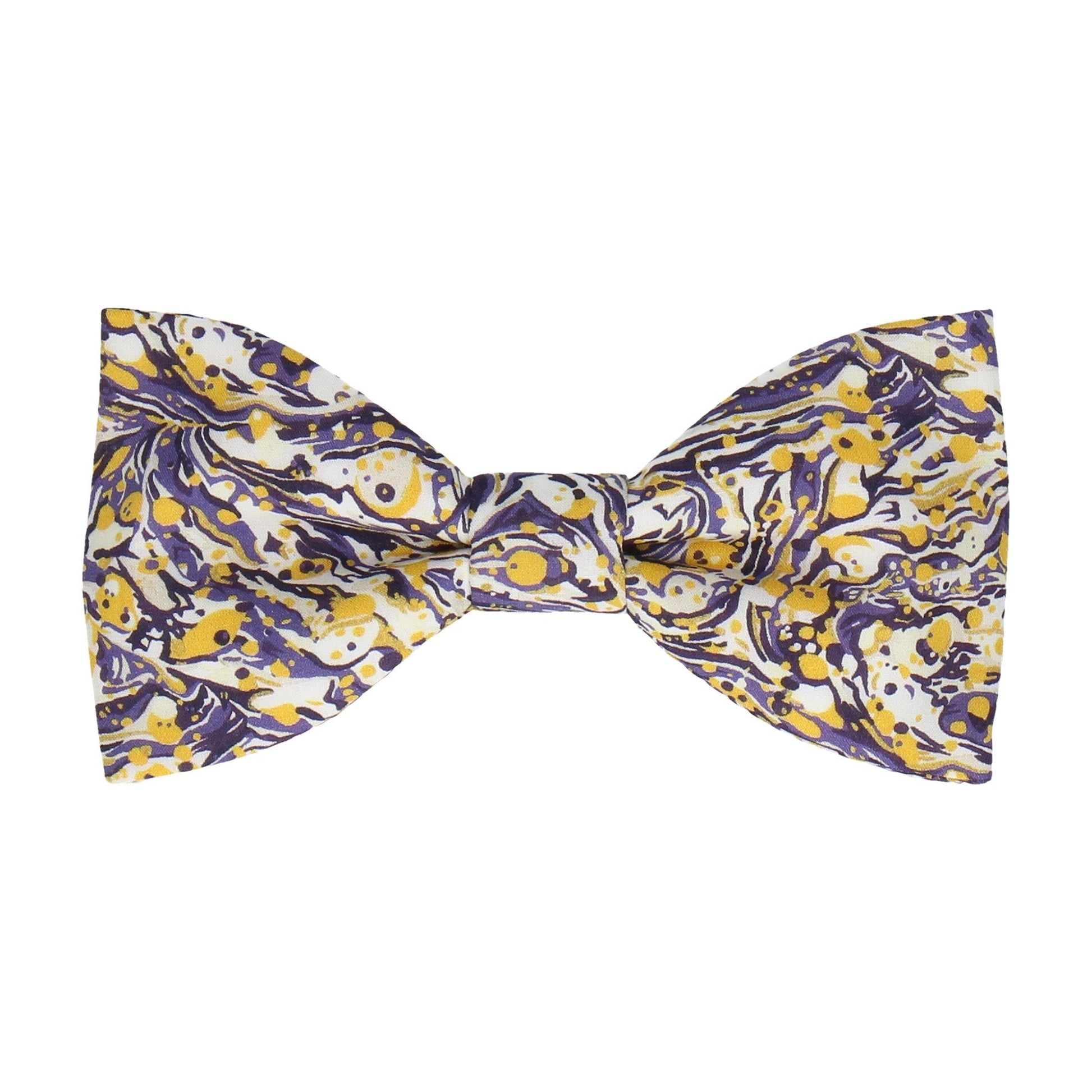 Saffron & Violet Liberty Cotton Bow Tie - Bow Tie with Free UK Delivery - Mrs Bow Tie