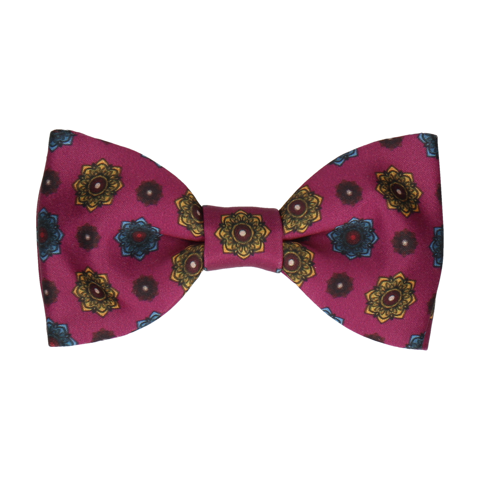 Mulberry Medallion Bow Tie - Bow Tie with Free UK Delivery - Mrs Bow Tie