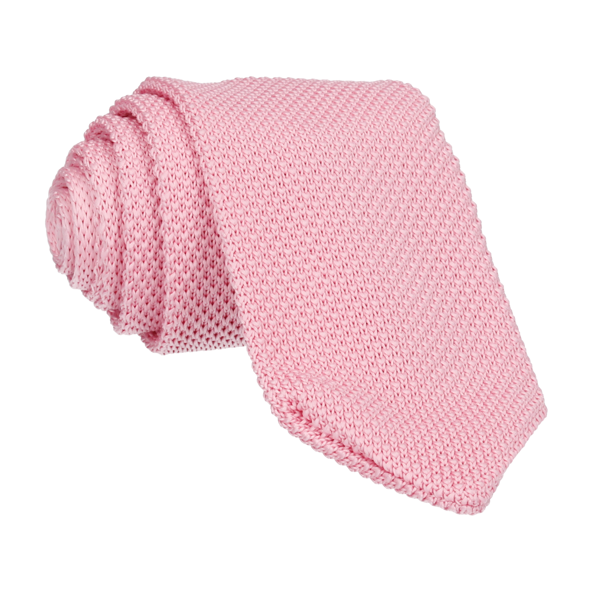 Petal Pink Point Knitted Tie - Tie with Free UK Delivery - Mrs Bow Tie