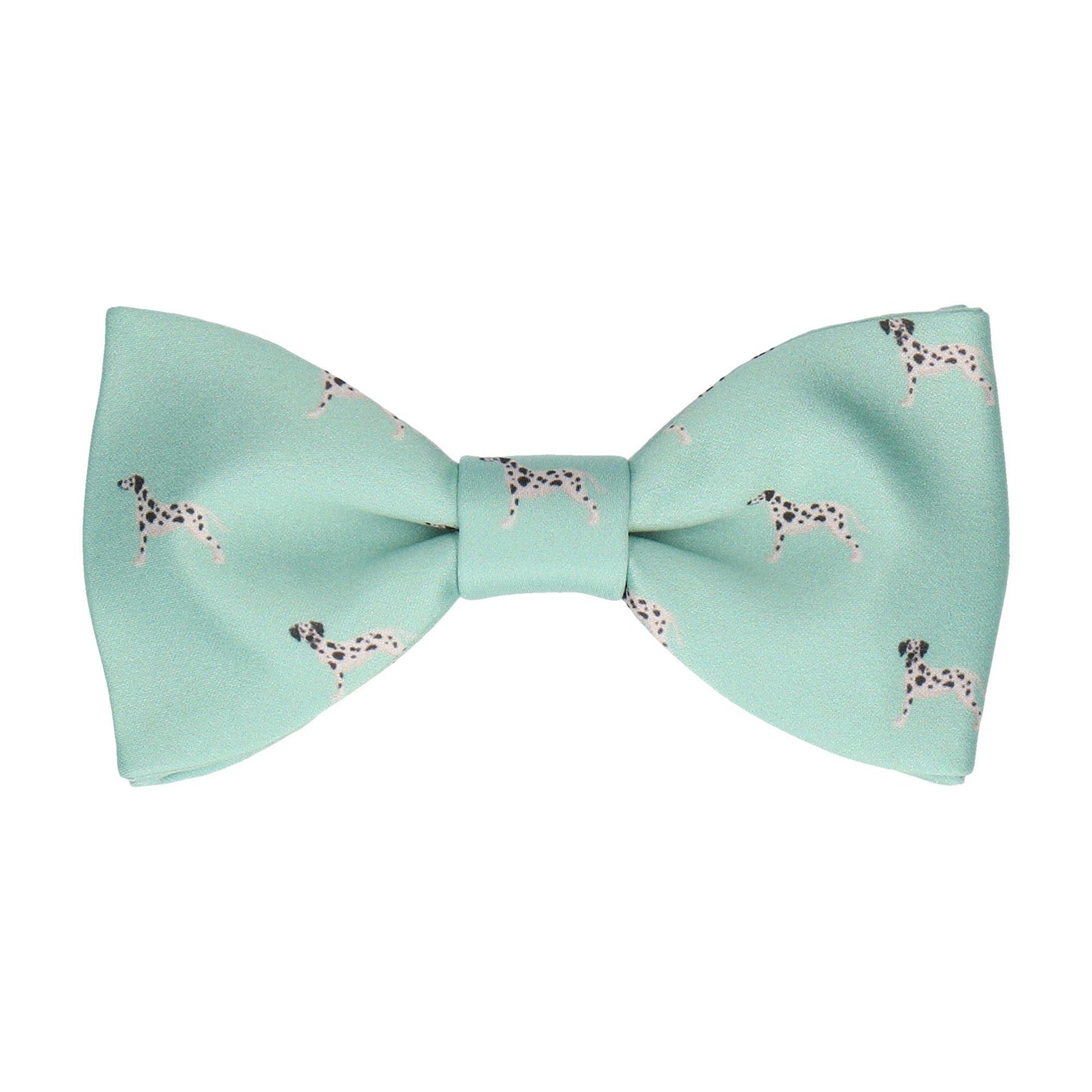 Dalmatian Dog Print Mint Green Bow Tie - Bow Tie with Free UK Delivery - Mrs Bow Tie