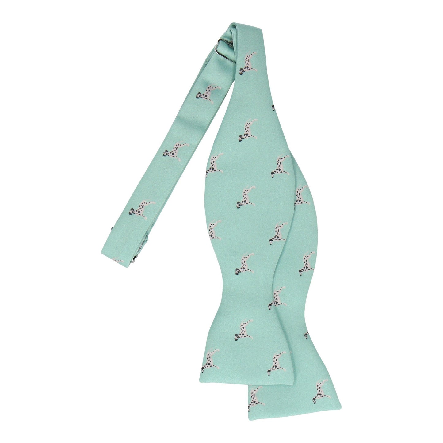 Dalmatian Dog Print Mint Green Bow Tie - Bow Tie with Free UK Delivery - Mrs Bow Tie