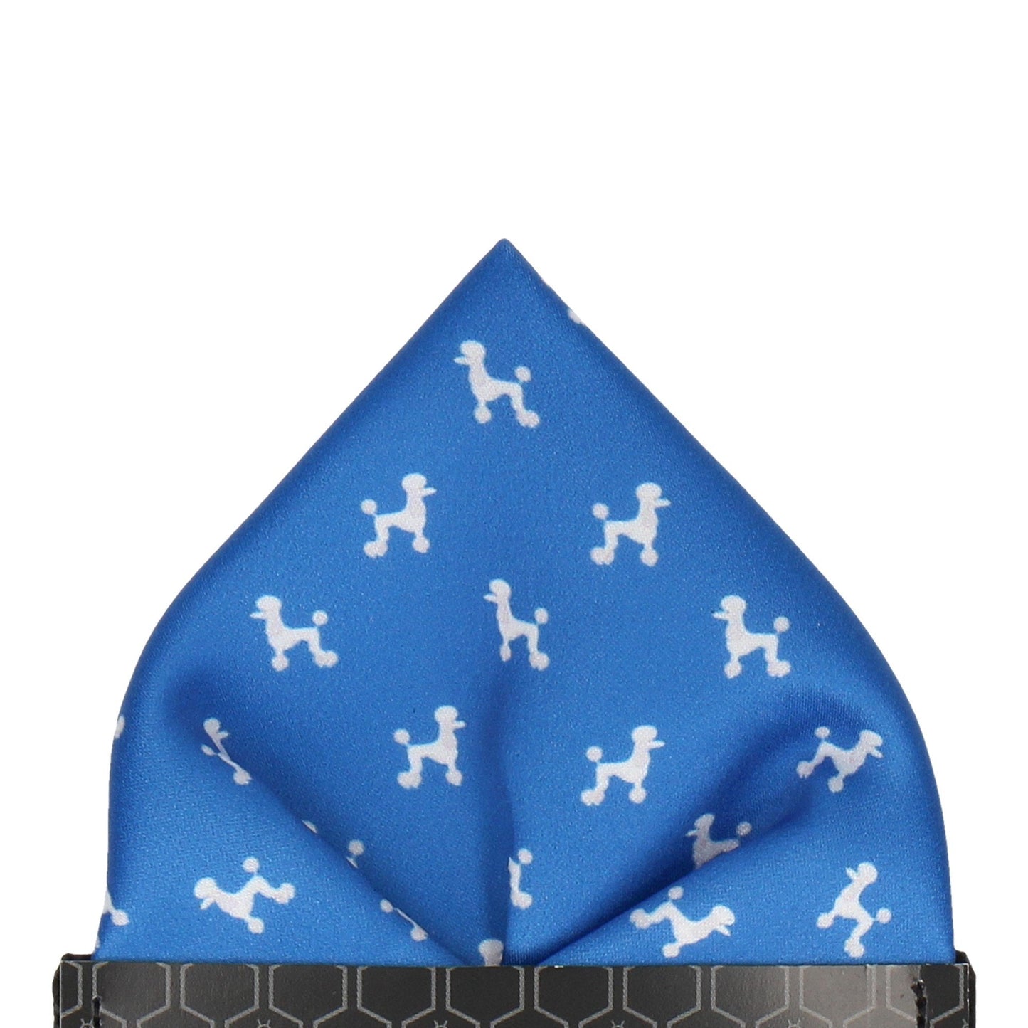 Blue Poodle Pocket Square - Pocket Square with Free UK Delivery - Mrs Bow Tie