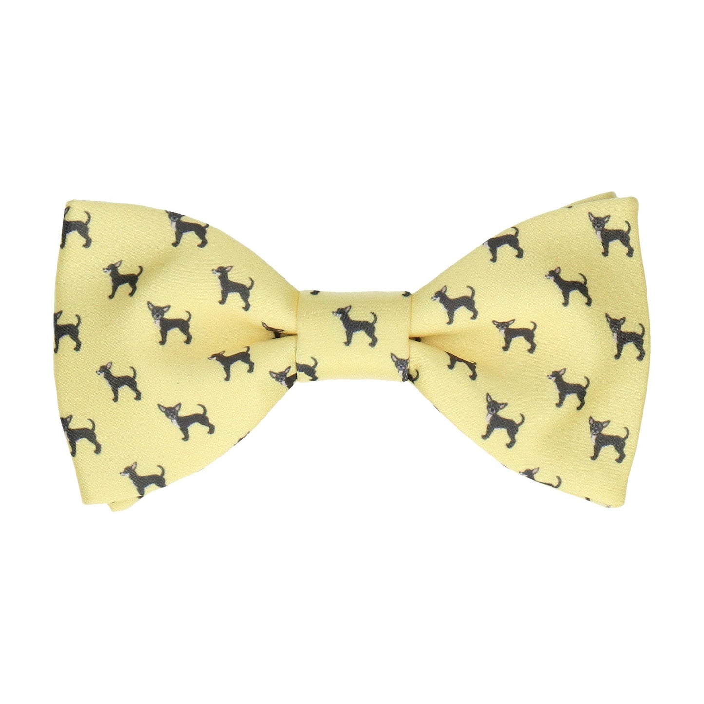 Chihuahua Lemon Yellow Dog Bow Tie - Bow Tie with Free UK Delivery - Mrs Bow Tie