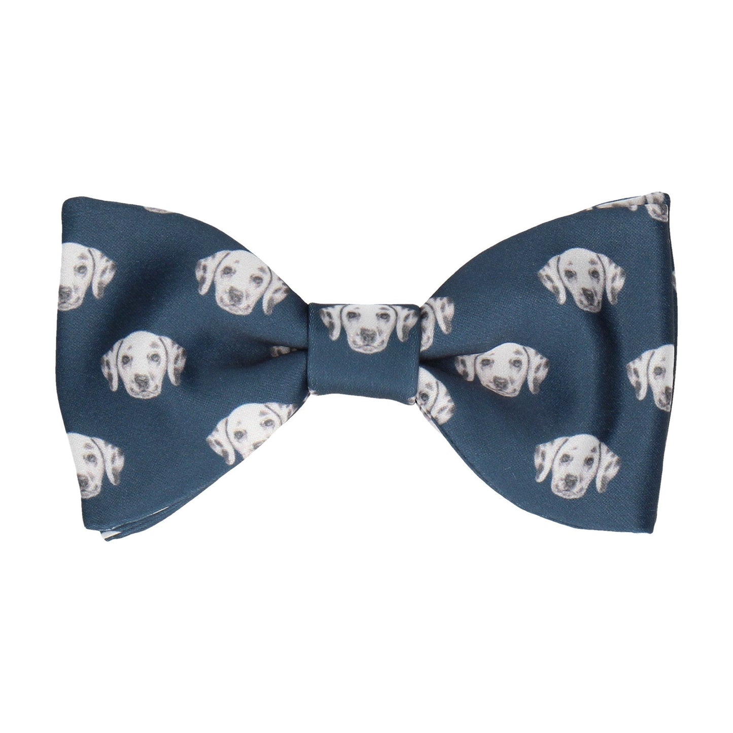 Dalmation Face Navy Blue Bow Tie - Bow Tie with Free UK Delivery - Mrs Bow Tie