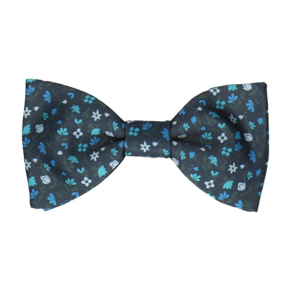 Ditsy Floral Blue Bow Tie - Bow Tie with Free UK Delivery - Mrs Bow Tie