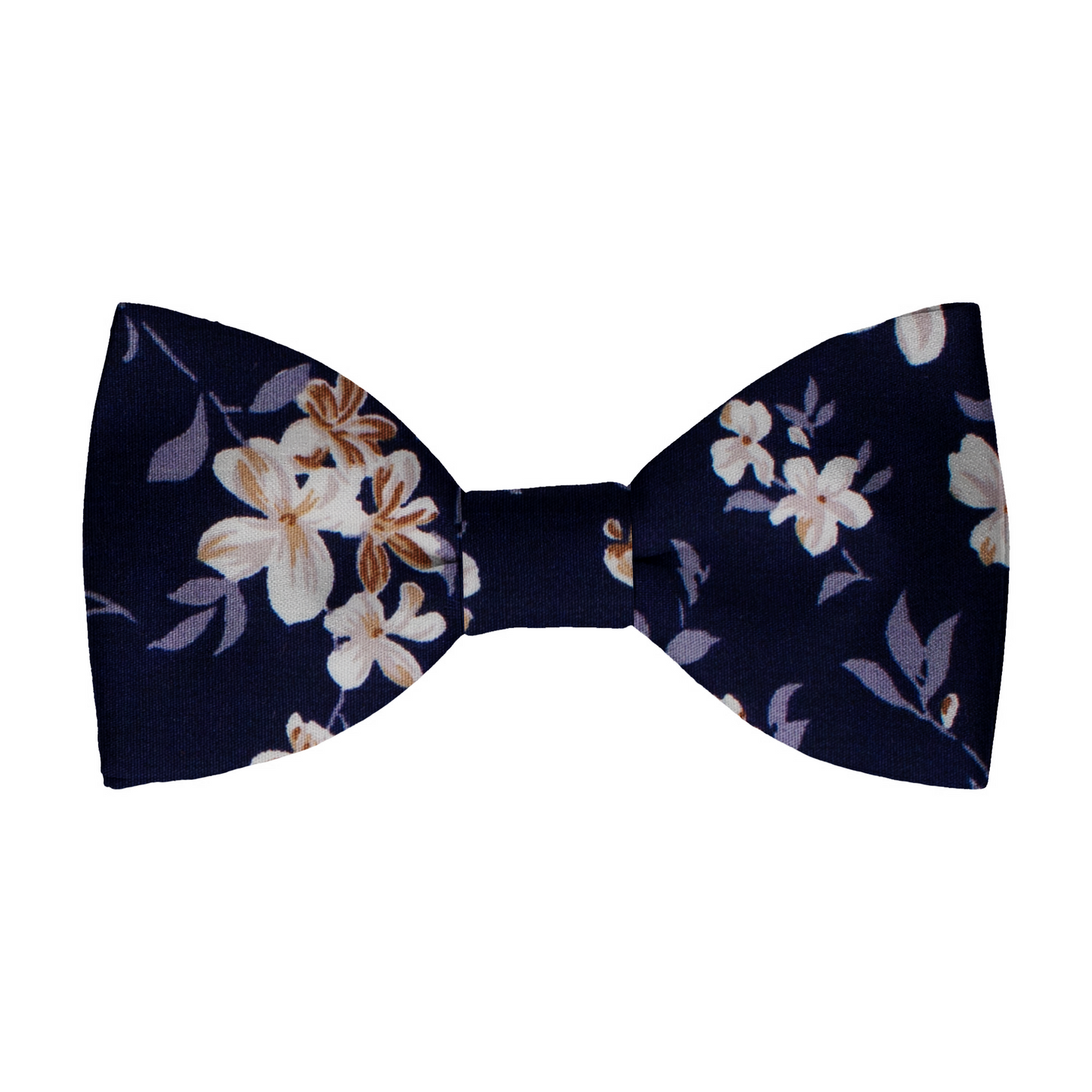 Blossom Nightfall Dark Blue Cotton Bow Tie