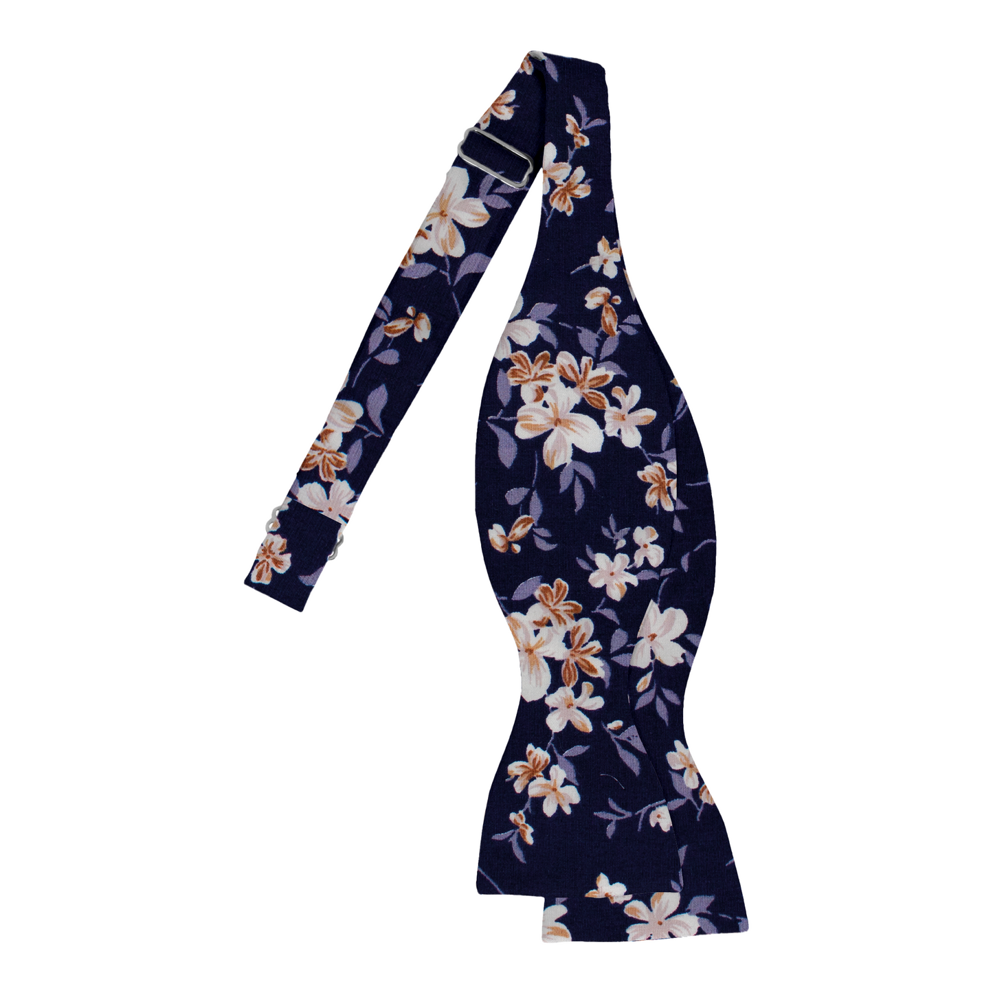 Blossom Nightfall Dark Blue Cotton Bow Tie