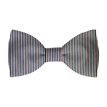 Urban Pinstripe Cotton Bow Tie