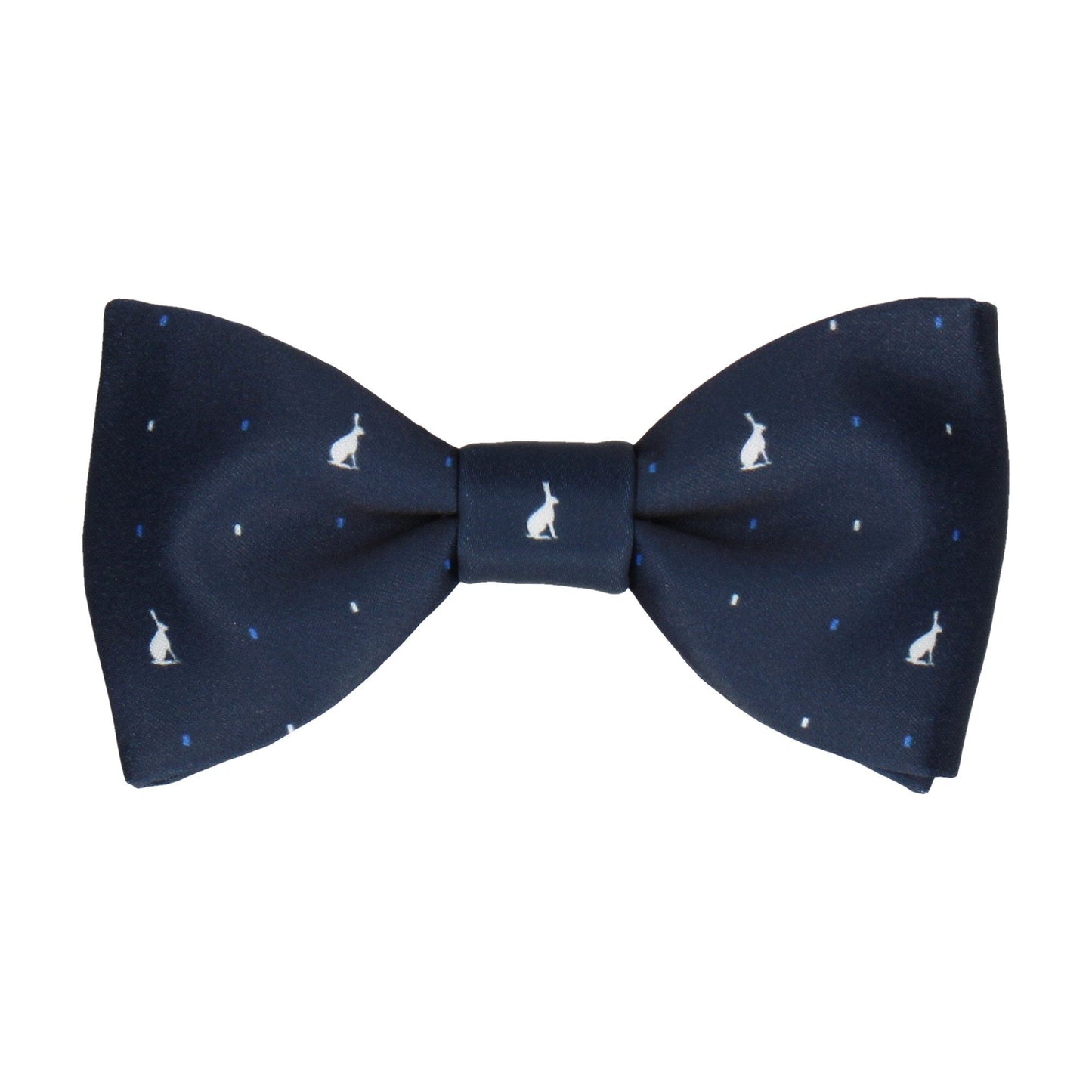 Leveret Hare Trendy Blue Bow Tie - Bow Tie with Free UK Delivery - Mrs Bow Tie