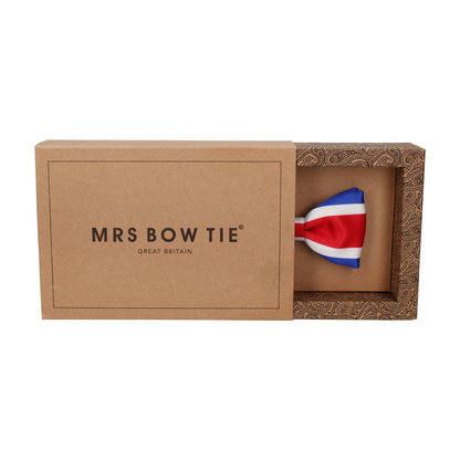 Costa Rica Flag Bow Tie - Bow Tie with Free UK Delivery - Mrs Bow Tie