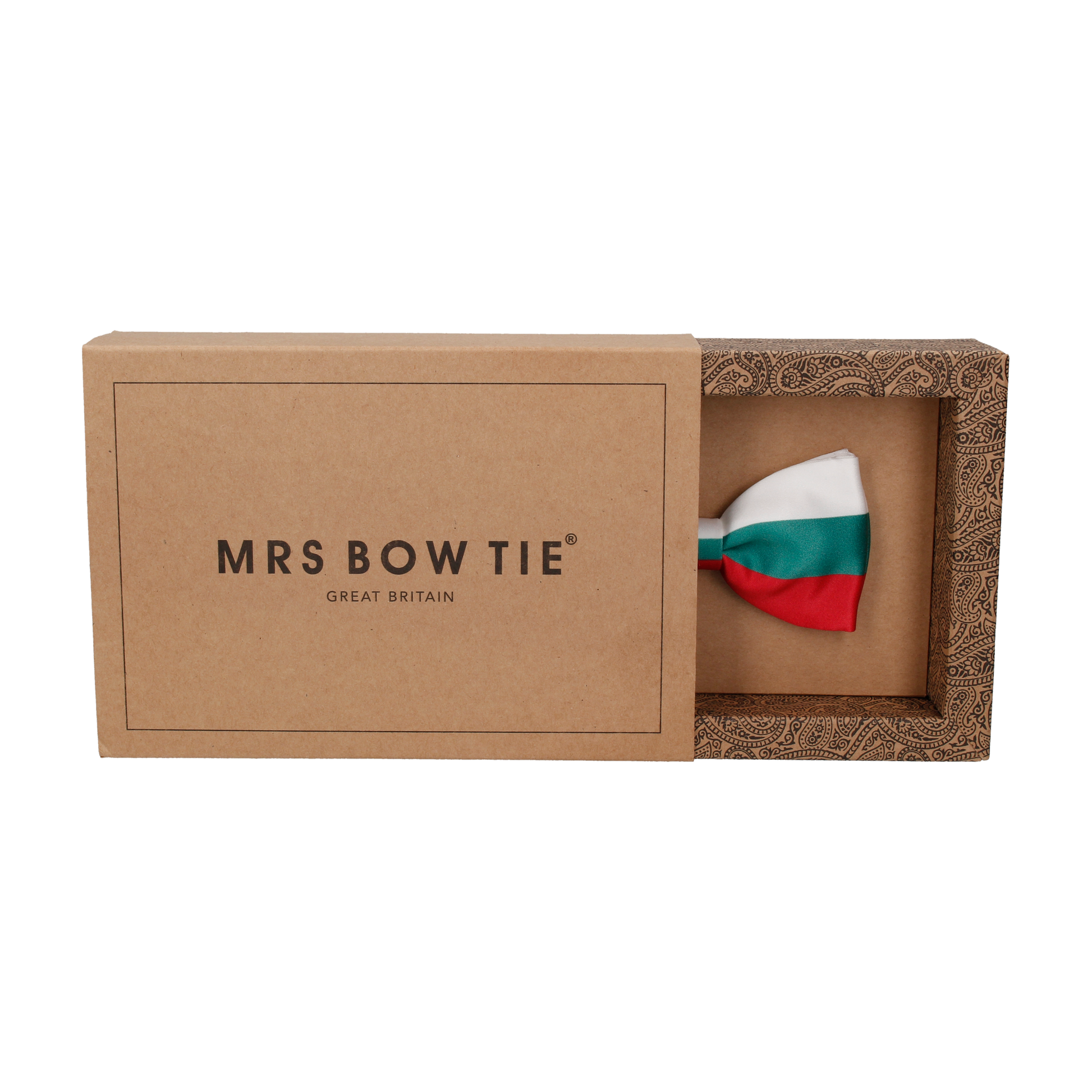 Bulgaria Flag Bow Tie - Bow Tie with Free UK Delivery - Mrs Bow Tie