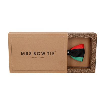 Libya Flag Bow Tie - Bow Tie with Free UK Delivery - Mrs Bow Tie